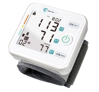PressPro 醫療級充電式智能血壓計 (腕帶式) 備有背光螢幕 昏暗環境清晰可見