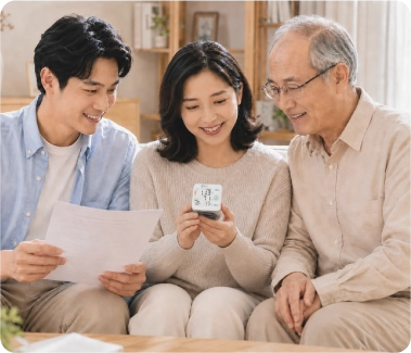 全家健康管理概念圖片