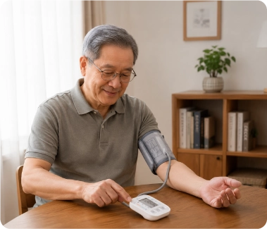 長者日常監測概念圖片