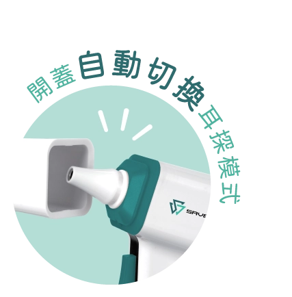開蓋 自動 切換 耳探模式